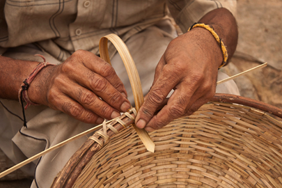 DIY Bamboo Basket